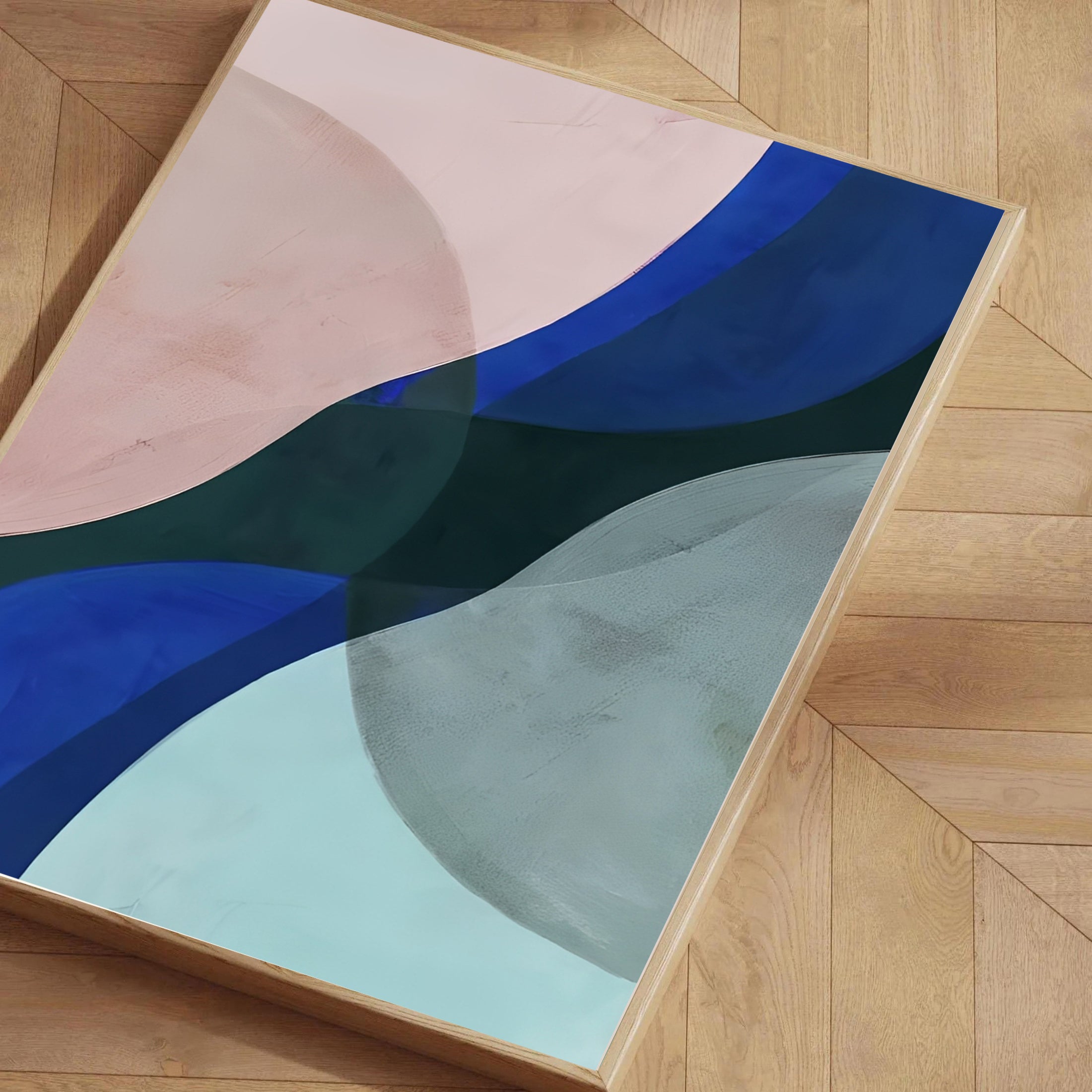 Geometric Modern Abstract Wall Art Print