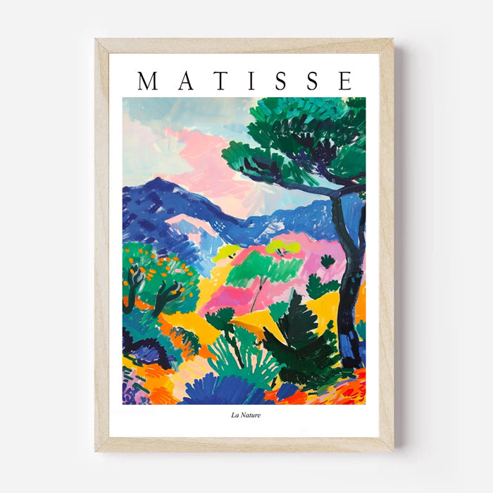 Matisse Inspired Landscape Art Print