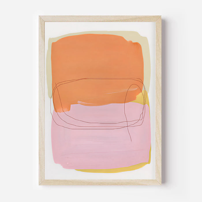 Minimalist abstract wall art print