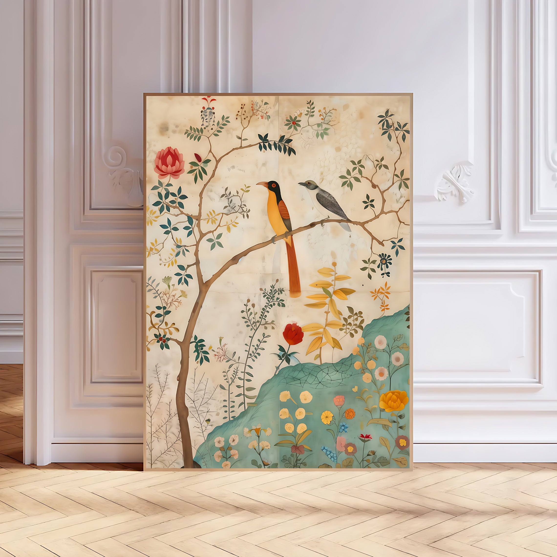 Botanical Bird Art Print