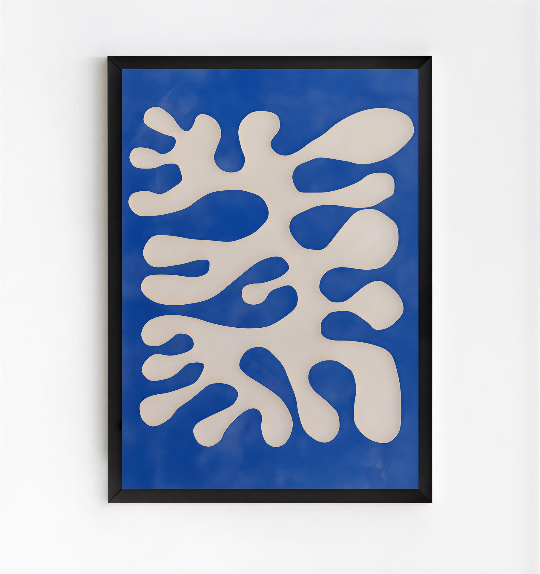 Modern abstract organic wall art print