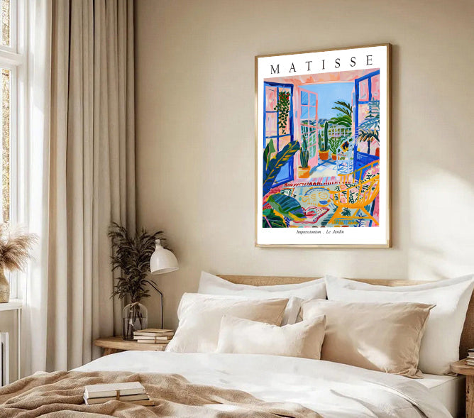 Matisse Le Jardin Exhibition Poster - Colorful Balcony Wall Art