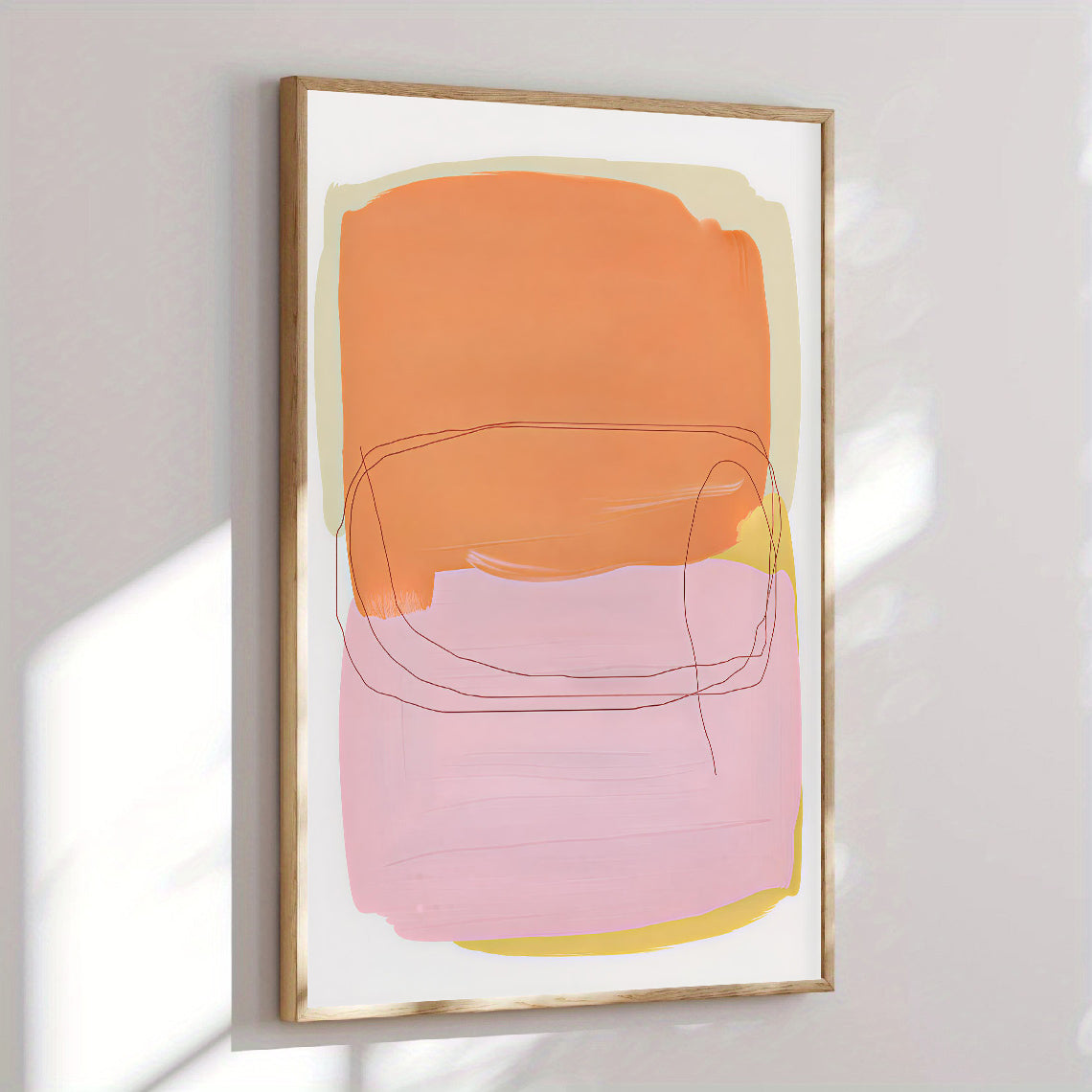 Minimalist abstract wall art print
