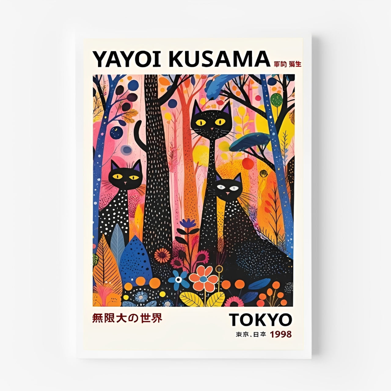 Yayoi Kusama Black Cats