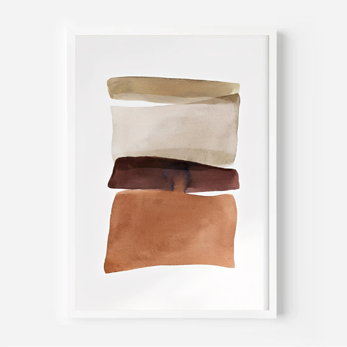 Abstract Wall Art Print in Neutral Tones