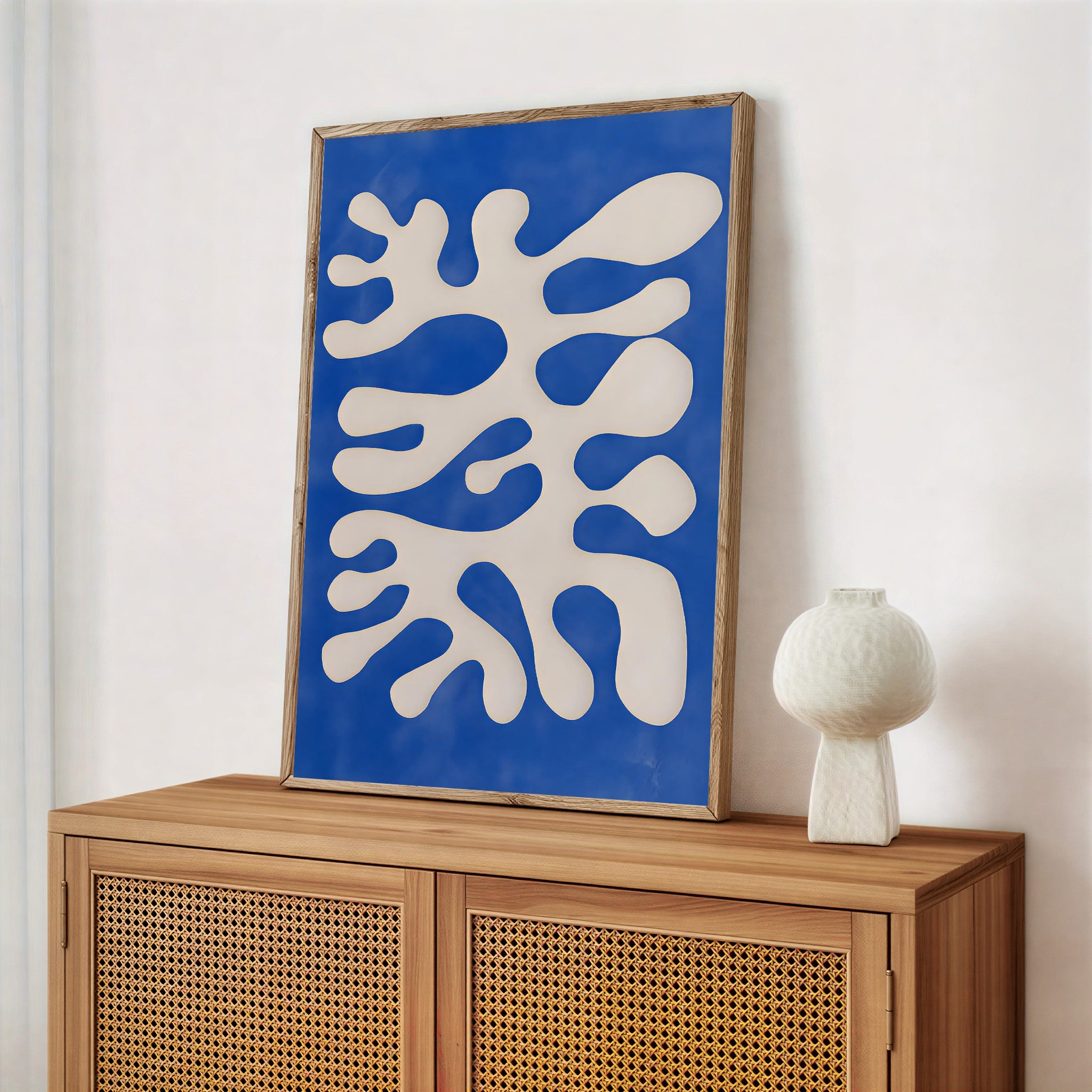 Modern abstract organic wall art print