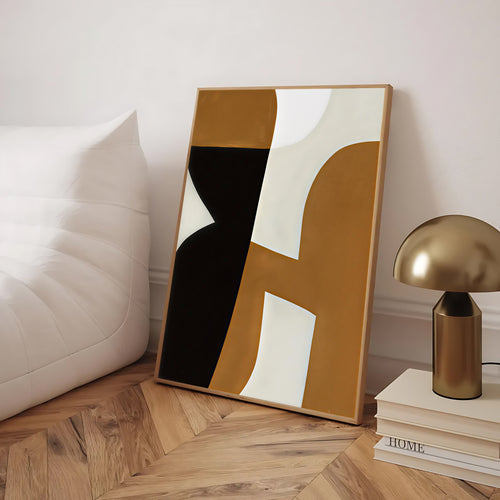 Abstract geometric art print