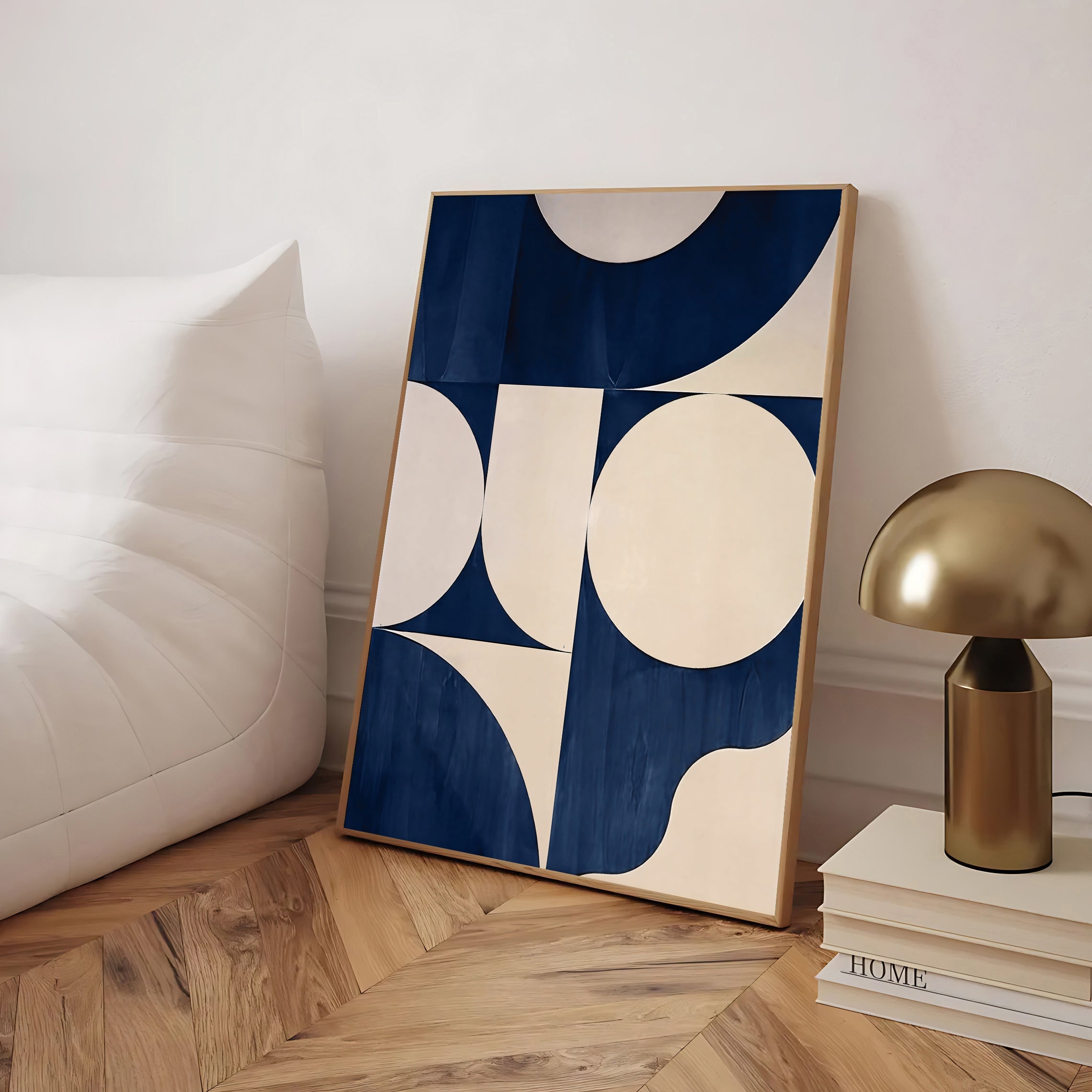Modern geometric abstract wall art print
