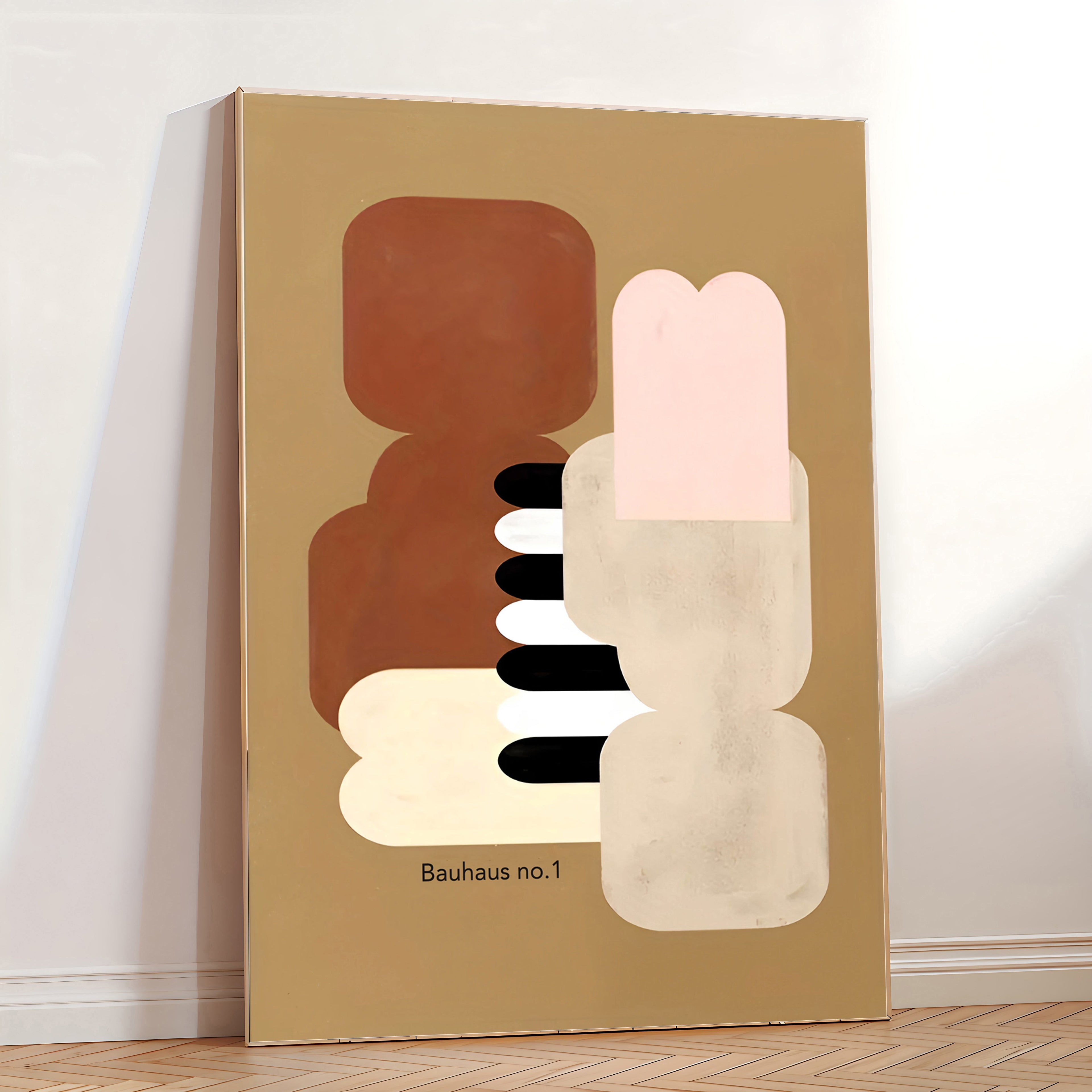 Bauhaus Abstract Wall Art Print