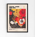 Japanese Graphic Poppy Art Print