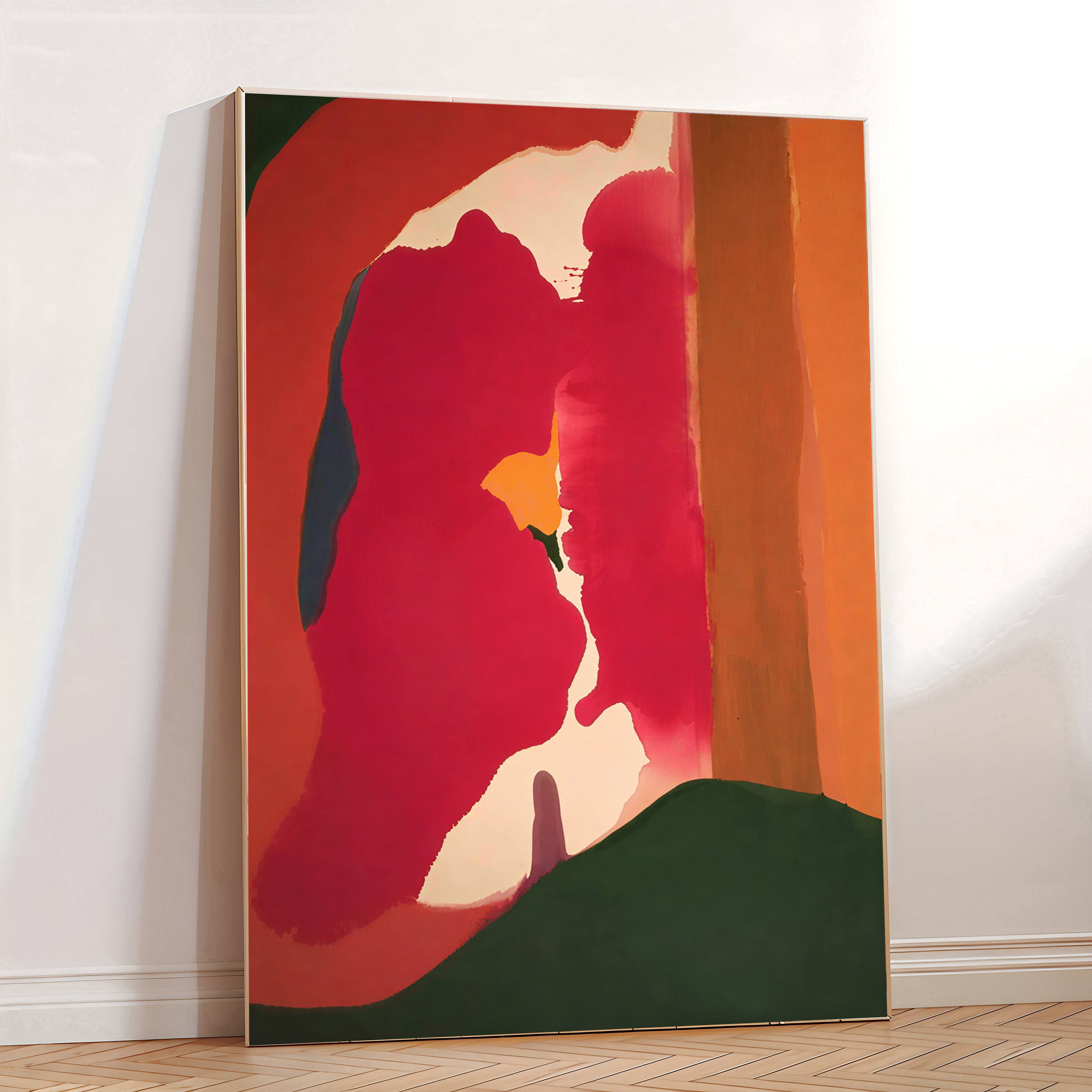 Abstract Color Block Wall Art Poster