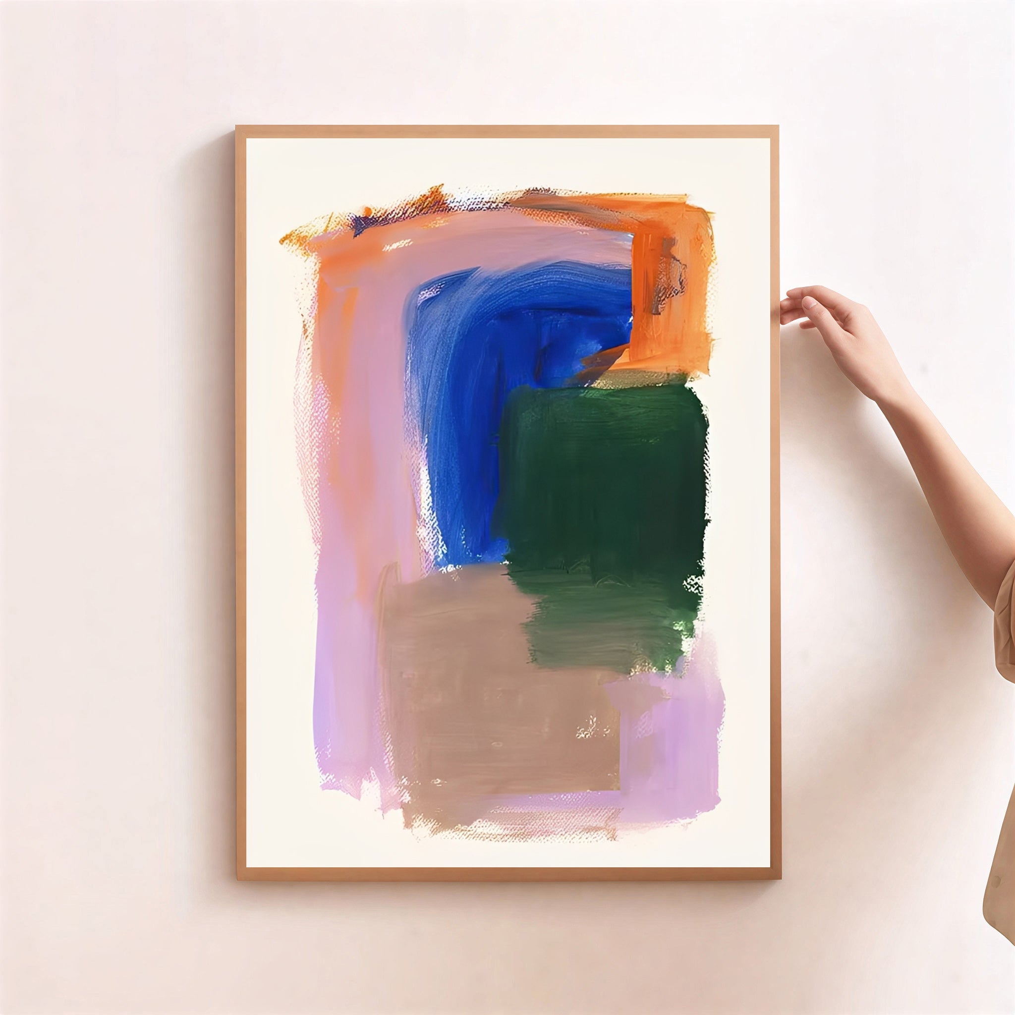 Colorful Modern Abstract Art Print