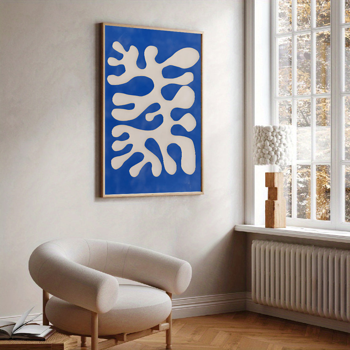 Modern abstract organic wall art print