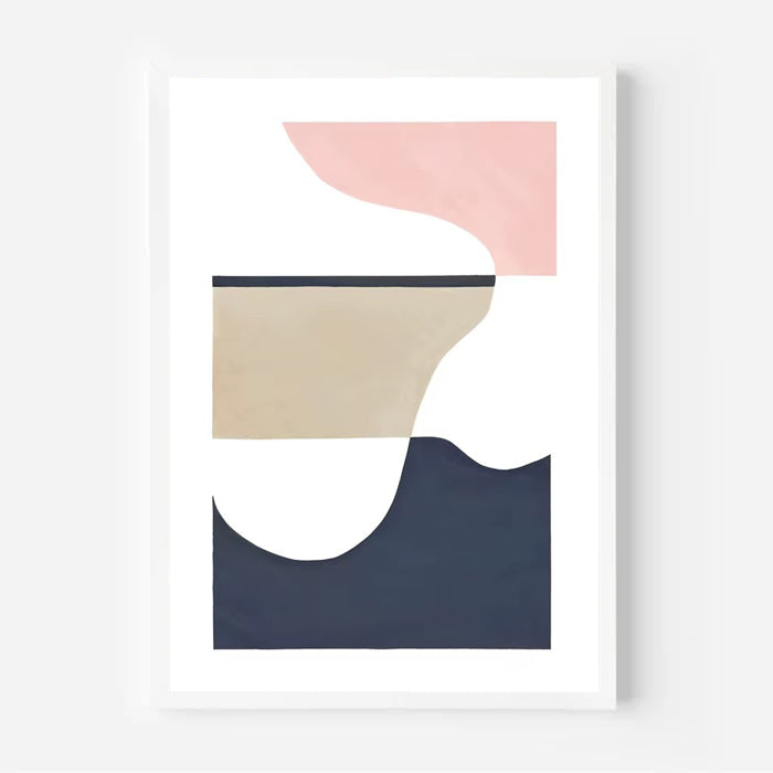 Scandinavian wall art print minimalist design