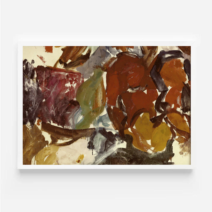 Warm Earthy Abstract Art Print